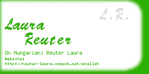 laura reuter business card